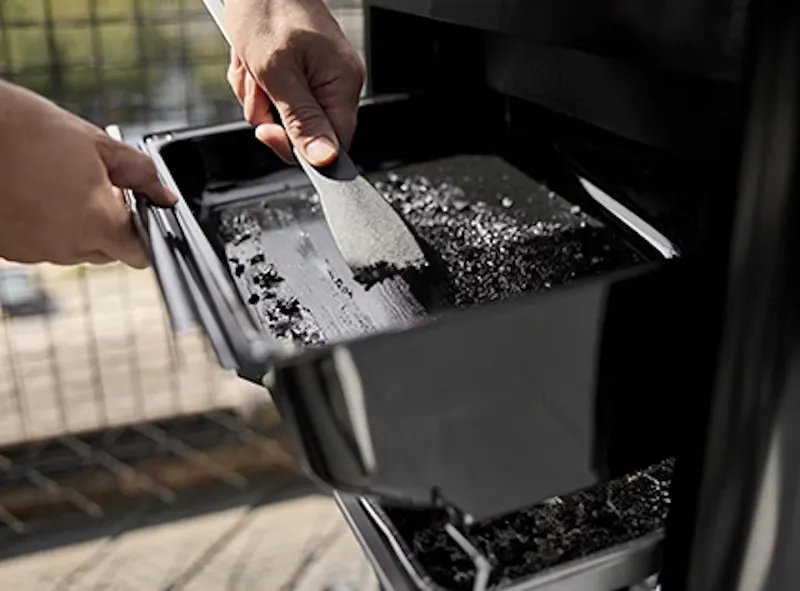 bac recuperation graisses barbecue gaz weber spirit