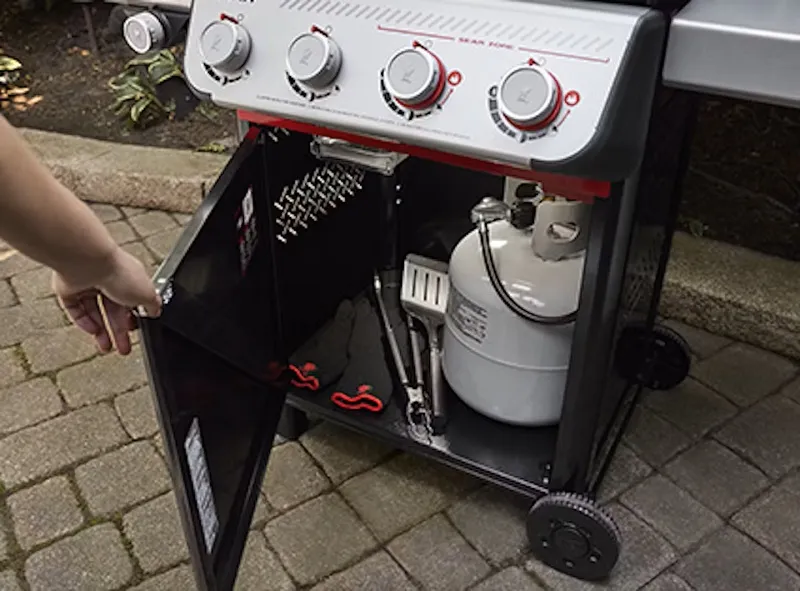 chariot barbecue gaz weber spirit